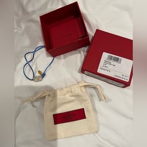 Valentino Garavani Blue adjustable bracelet with dust bag and box gently used